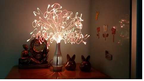 Fairy String Lights Vase Light Holiday Home Party