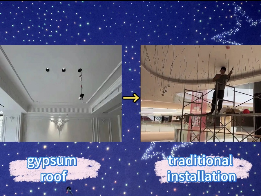 led fiber optic star light
